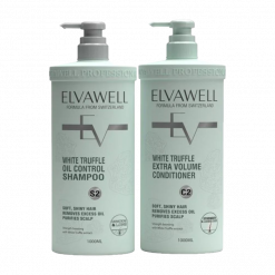 [Elvawell] Cặp Dầu Gội Và Xả Elvawell Formuala From Switzerland Xanh