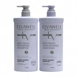 [Elvawell] Cặp Dầu Gội Và Xả Elvawell Formuala From Switzerland Tím