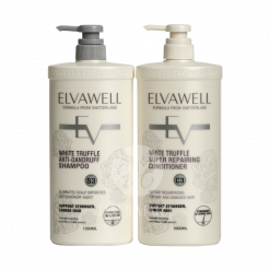 [Elvawell] Cặp Dầu Gội Và Xả Elvawell Formuala From Switzerland Trắng