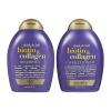 [OGX] Cặp Dầu Gội Và Xả OGX Biotin & Collagen Thick & Full 385ml Tím