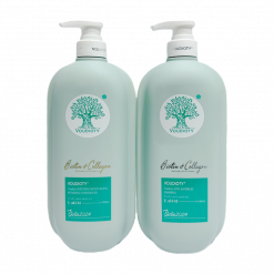 [Voudioty] Cặp dầu gội và xả Voudioty Biotin & Collagen 1000ml xanh dương