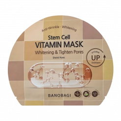 [Banobagi] Mặt Nạ Banobagi Stem Cell Vitamin Mask Whitening & Tighten Pores (10 Miếng)