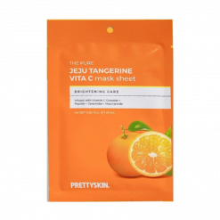 [PrettySkin] Mặt Nạ PrettySkin The Pure Jeju Tangerine Vita C Mask Sheet (10 Miếng)