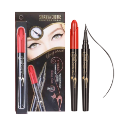 [Sivanna] Chì Kẻ Mắt Sivanna Color Deep Black Xpress Rose Cat Eyeliner Pencil Waterproof