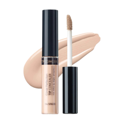 [The Saem] Kem Che Khuyết Điểm The Saem Cover Perfection Tip Concealer #1.0 Clear Beige 6.5g Da Trắng