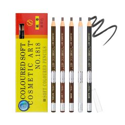 [Coloured Soft] Chì Xé Kẻ Mày Coloured Soft Cosmetic Art Eyebrow Pencil (12 Cái)