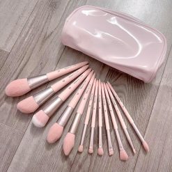 [Celin] Bộ Cọ Trang Điểm Missie By Celin 12 Cây Hồng