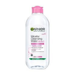 [Garnier] Nước Tẩy Trang Garnier Micellar Cleansing Water All-in-1 400ml Hồng