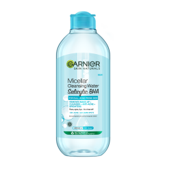 [Garnier] Nước Tẩy Trang Garnier Micellar Cleansing Water Salicylic BHA 400ml Xanh