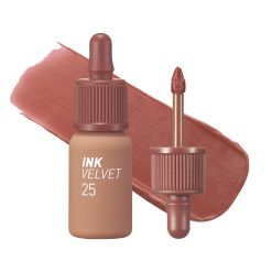 [Peripera] Son Kem Peripera Ink Velvet #25 Cinnamon Nude 4g Hồng Cam Đất
