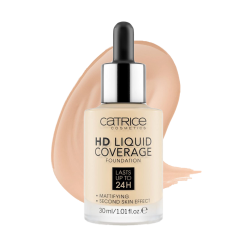 [Catrice] Kem Nền Catrice HD Liquid Coverage Foundation #002 Porcelain Beige 30ml Da Trắng