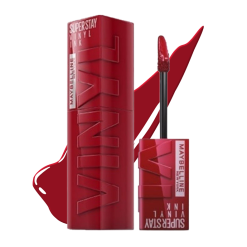 [Maybelline] Son Bóng Maybelline Super Stay Vinyl Ink #10 Lippy 4,2g Nâu Đỏ Ấm