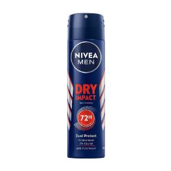 [Nivea] Xịt Khử Mùi Nivea Men Dry Impact 72H Anti-Perspirant Spray 150ml