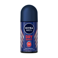 [Nivea] Lăn Khử Mùi Nivea Men Dry Impact 72H Anti-Perspirant Spray 50ml