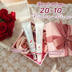 (Quà Tặng 20/10) Set Quà Ngọt Ngào (1 Kem Nám Melasma + 1 Kem Dưỡng Melasma + 1 Hộp Quà)