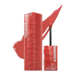 [Maybelline] Son Bóng Maybelline Super Stay Vinyl Ink #125 Keen 4,2g Hồng Đào Đất
