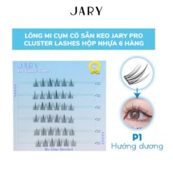 [Jary] Mi Giả Sẵn Keo Jary Pro Cluster Lashes #P1 Hướng Dương (6 Hàng)
