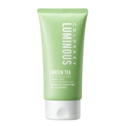 [Colorkey] Sữa Rửa Mặt Colorkey Luminous Green Tea Purifying Gel Cleanser 100g Xanh